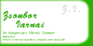 zsombor varnai business card