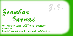 zsombor varnai business card